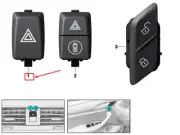 BMW X3 G01 Hazard Warning System Switch 61316993054 NEW GENUINE