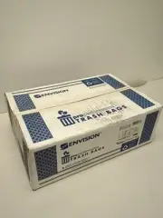 Can Liners 40 x 48 Clear 16 MIC 45 Gallon 250/Case Envision Ind - New In Box