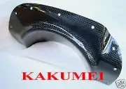 KAKUMEI MOTORS CARBON FIBER EXHAUST HEAT SHIELD FIT 02 03 2002 IMPREZA WRX STi