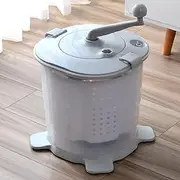 SustVita Mini Portable Washing Machine, Hand Crank Laundry Machine and Compact Spin Dryer for Baby Clothes, Socks, Detachable Bucket Washer for Camping RV Student Dormitory