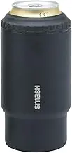 Smash Stainless Steel Insulated Can, Stubby, Bottle Holder/Cooler - Black