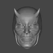 Classic Daredevil v1 angry custom head for Marvel Comics action figure