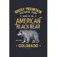 Rocky Mountain National Park Home of The American Black Bear ESTD 1915 Colorado: Rocky Mountain National Park Lined Notebook, Journal, Organizer, Diar