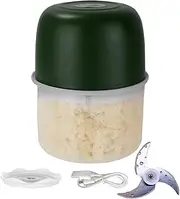 Electric Garlic Chopper,Rechargeable Vegetable Chopper Blender - Automatic Electric Multifunctional Portable Wireless Processor For Cooking Onion Baby Kitchen Food Ginger Vegetable
