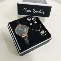 在飛比找蝦皮購物優惠-Pierre Cardin 皮爾卡登 真鑽腕錶珠寶套組 手錶