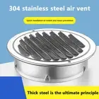 Round Stainless Steel Air Vent Grille Insect Protection Home Ventilation Too G❤Y