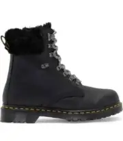 NIB Dr. Martens Womens 1460 Serena Collar Leather Boots Black Sz 7