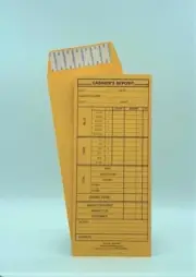 Cashier's Deposit Envelopes, EZ400S, 4 1/8" x 9 1/2", Kraft, 24lb, P&S, 500/Box