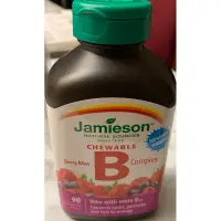 在飛比找蝦皮購物優惠-加拿大健美生Jamieson B族維生素 維生素B水果味 9