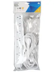 Jackson 6 Way Surge Protected Powerboard 5M Metre Power Lead Cord Cable