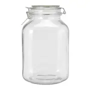 Food Preserving Jar 3L Airtight Clip Top Lid Glass Storage Jars