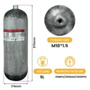 TUXING 4500Psi Carbon Fiber Air Tank 9L High Pressure Composit Diving Cylinder