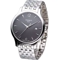 在飛比找Yahoo奇摩購物中心優惠-TISSOT T-TRADITION 極簡雅士時尚腕錶-鉛灰