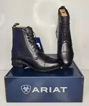 ARIAT Women's Heritage IV Paddock Boot Size 7.5 B Black Riding Boots Leather