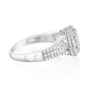 Luminesce Lab Grown 1Carat Diamond Ring in 9ct White Gold, Q