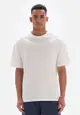 White Tshirts, Graphic Print, Crew Neck, Oversize Fit, Short Sleeve Activewear for Men