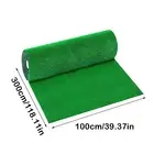 Artificial Grass Turf 9.85FT, Natural Looking Synthetic Fake Grass Rug Mat for I