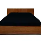 Home Decor 1 PC 14'' ht. Mattress Bed Bug Navy Blue Emperor Satin Mattress Cover