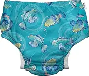 i play. Baby-Girls Snap Swim Diaper, Aqua Mandarin Fish, 24 Months