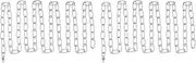 uxcell 10 Ft Light Fixture Chain, 2 Set Lighting Chain Metal Looping Link with Quick Link Screw Lock Connectors Up to 110 lbs for Pendant Lights Chandeliers Swag Lights, Silver Tone