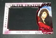 2017 Benchwarmer JAIME HAMMER Dreamgirls Worn Men's Black Shirt Red #1/1 PLAYBOY