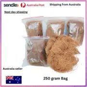 250g Coconut Husk Fiber Natural Growing Anthurium Orchids Pure Organic Coco Coir