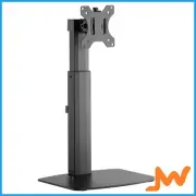 Brateck Single Vertical Lift Monitor Stand Fit Most 17"-32" Flat and Curved...