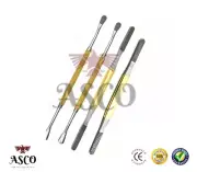 Rhinoplasty Fomon Double Ended Nasal Rasp Medium 4 PCs Set