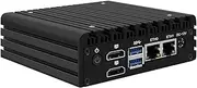 HUNSN Micro Firewall Appliance, Mini PC, VPN, Router PC, Intel N100, RJ56f, AES-NI, 2 x 226-V 2.5GbE LAN, 2 x HDMI2.0, 2 x USB3.2, 4 x USB2.0, Barebone, NO RAM, NO Storage, NO System