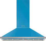 Smeg 120cm Portofino Turquoise Canopy Rangehood