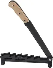 Kindling Splitter, Wall Mounted Firewood Splitter with Adjustable Handle Heavy Duty Log Splitter Portable Manual Fire Wood Kindling Splitter for Camping Backyard Barbecues Picnics