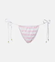 [Bananhot] Bananhot Bell striped bikini bottoms AU 12 white
