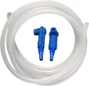 Zerodeko 1.2M Brake Bleeder Hose Replacement Tool for Efficient Brake Fluid Changes Durable Construction Compatibility for Cars Trucks and Motorcycles