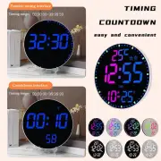 Digital Wall Clocks, Digital Clock Adjustable Brightness X8Z6 Display Large R0U1
