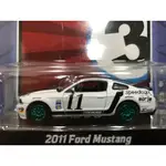 GREENLIGHT 2011 FORD MUSTANG #11 野馬 1/64 綠機器 ROAD RACERS系列