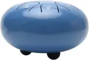 Mini Steel Tongue Drum 6 Inch 8-Tone C Tune Handpan Drum Drum Mallets Carry Bag