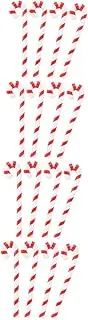 BESPORTBLE 4sets Festive Xmas Inflatable Sticks Decorative Candy Canes PVC Party Props 4pcs*4