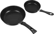 2Pcs Nonstick Omelette Pan Mini Egg Frying Pans for Induction and Gas Stoves Practical Kitchen Supplies for Cooking Omelets