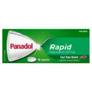 Panadol Rapid 16 Caplets Fast & Effective Pain Relief Headache Paracetamol 500mg