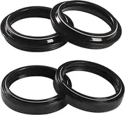 43x55x9.5/10.5 Front Fork Oil Seal & Dust Cover For V-STROM XT1000 GS1100 BANDIT 1200 1250 S SA TRAVELLER GS1200F 89-2017(2pcs oil 2pcs dust)