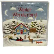 Winter Wonderland Advent Calendar 3D Pop Up Cabin Babalu Geoff Rayner Kim Hinds