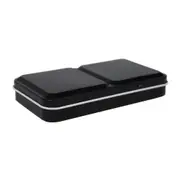 Jasart Voyager Metal Watercolour Empty Palette Storage Box 24x1/2 Pan BLK/WHT