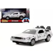 JADA 34785 1/32 BACK TO THE FUTURE 1 TIME MACHINE (FROST COVERED) NEW