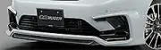 MUGEN FRONT UNDER SPOILER DASH Gray Metallic For FIT GR1 2-8 71110-XNN-K1S0-HG