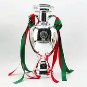 ZEIXITOO Europe Soccer Trophy Championship League Trophy Cup Replica Resins Football Cup Fans Souvenir 6/10in
