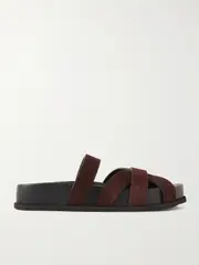 [NEOUS] NEOUS - Ibor Suede Slides - Brown - IT36 IT 36 Brown