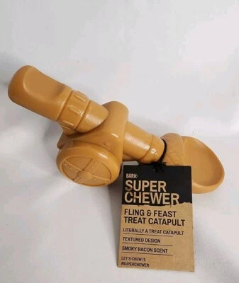 New! Bark Box Super Chewer Fling & Feast Treat Catapult - Large