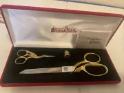 professional sewing embroidery scissors set in the box made in Italy