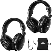 SIMOLIO Compatible with uConnect VES Chrysler Pacifica & Town & Country & Honda Odyssey & Dodge Grand Caravan IR Headphones for Car DVD for Chevy Suburban & GMC Yukon & Nissan Armada & Jeep 2006-2022