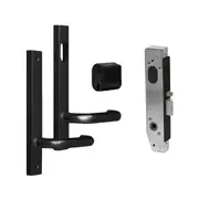 Lockwood 3782 Narrow Mortice Lock Kit Matt Black Classroom 3782KIT05MBK